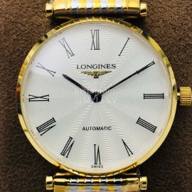 Longines Lg Factory New 904l Refined Steel Strap Watch