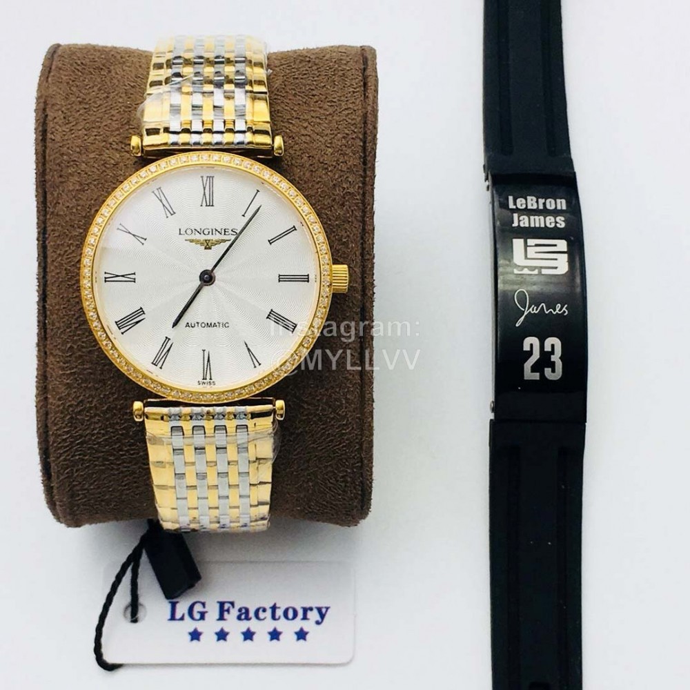 Longines Lg Factory Fashion 904l Refined Steel Strap Watch