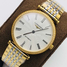 Longines Lg Factory Fashion 904l Refined Steel Strap Watch