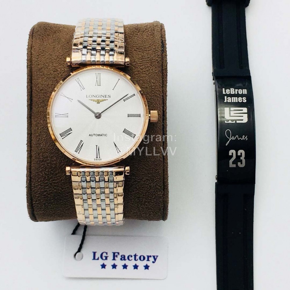 Longines Lg Factory 904l Refined Steel Strap Watch For Men And Women