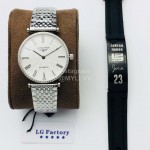 Longines Lg Factory 904l Refined Steel Strap Diamond Watch Silver