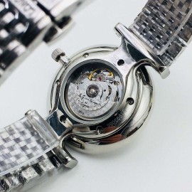 Longines Lg Factory 904l Refined Steel Strap Diamond Watch Silver