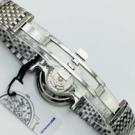 Longines Lg Factory 905l Refined Steel Strap Watch Silver