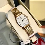 Longines Sapphire Crystal Quartz Watch For Women Gold