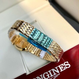 Longines Sapphire Crystal Quartz Watch For Women Gold