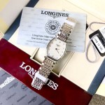 Longines Sapphire Crystal Quartz Watch For Women Silver