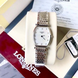 Longines Sapphire Crystal Quartz Watch For Women Silver