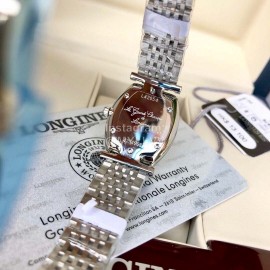 Longines Sapphire Crystal Quartz Watch For Women Silver