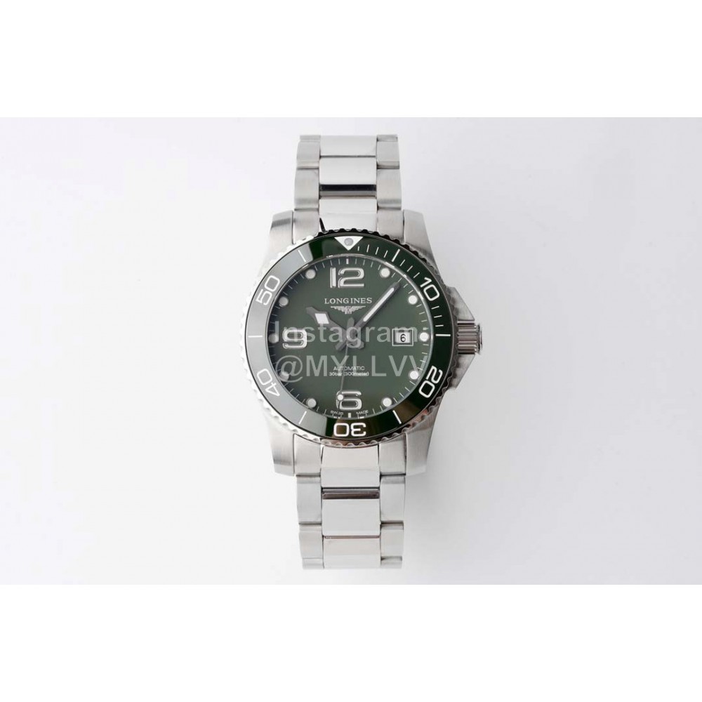 Longines 316l Refined Steel Case Steel Strap Watch