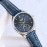 Longines Leather Strap Multifunctional Watch For Women Navy
