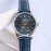 Longines Leather Strap Multifunctional Watch For Women Navy