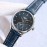 Longines Leather Strap Multifunctional Watch For Women Navy