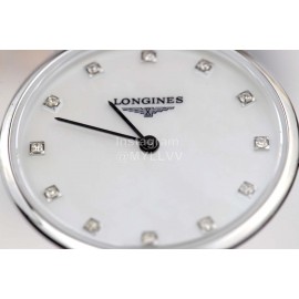 Longines Ultra Thin Dial Silver Steel Strap Watch