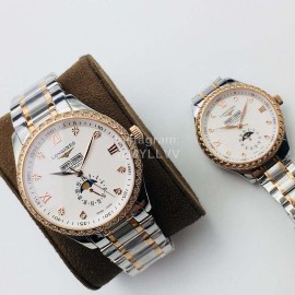 Longines Lg Factory 316l Fine Steel Case Diamond Mechanical Watch