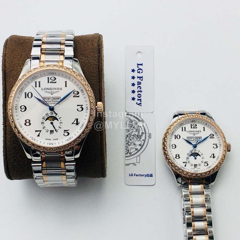 Longines Lg Factory New 316l Fine Steel Case Mechanical Watch