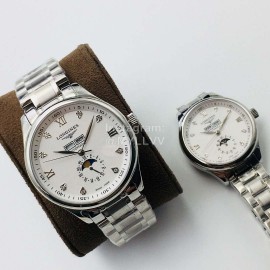 Longines Lg Factory New Silver 316l Fine Steel Case Mechanical Watch