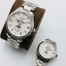 Longines Lg Factory New Silver 316l Fine Steel Case Mechanical Watch