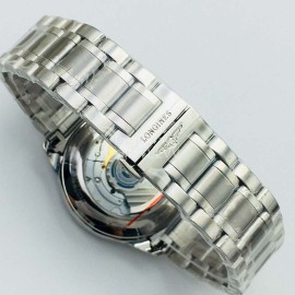 Longines Lg Factory New Silver 316l Fine Steel Case Mechanical Watch