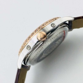 Longines Lg Factory 316l Fine Steel Case Leather Strap Watch