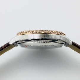 Longines Lg Factory 316l Fine Steel Case Leather Strap Watch