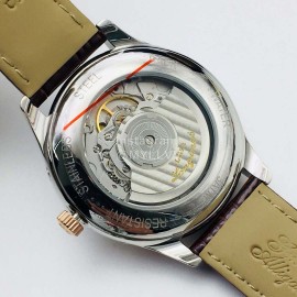 Longines Lg Factory 316l Fine Steel Case Leather Strap Watch