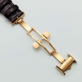 Longines Lg Factory 316l Fine Steel Case Leather Strap Watch