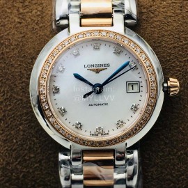 Longines Lg Factory Sapphire Glass Diamond Mechanical Watch