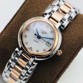 Longines Lg Factory Sapphire Glass Steel Strap Mechanical Watch