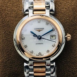 Longines Lg Factory Sapphire Glass Steel Strap Mechanical Watch