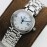 Longines Lg Factory Sapphire Glass Diamond Mechanical Watch Silver