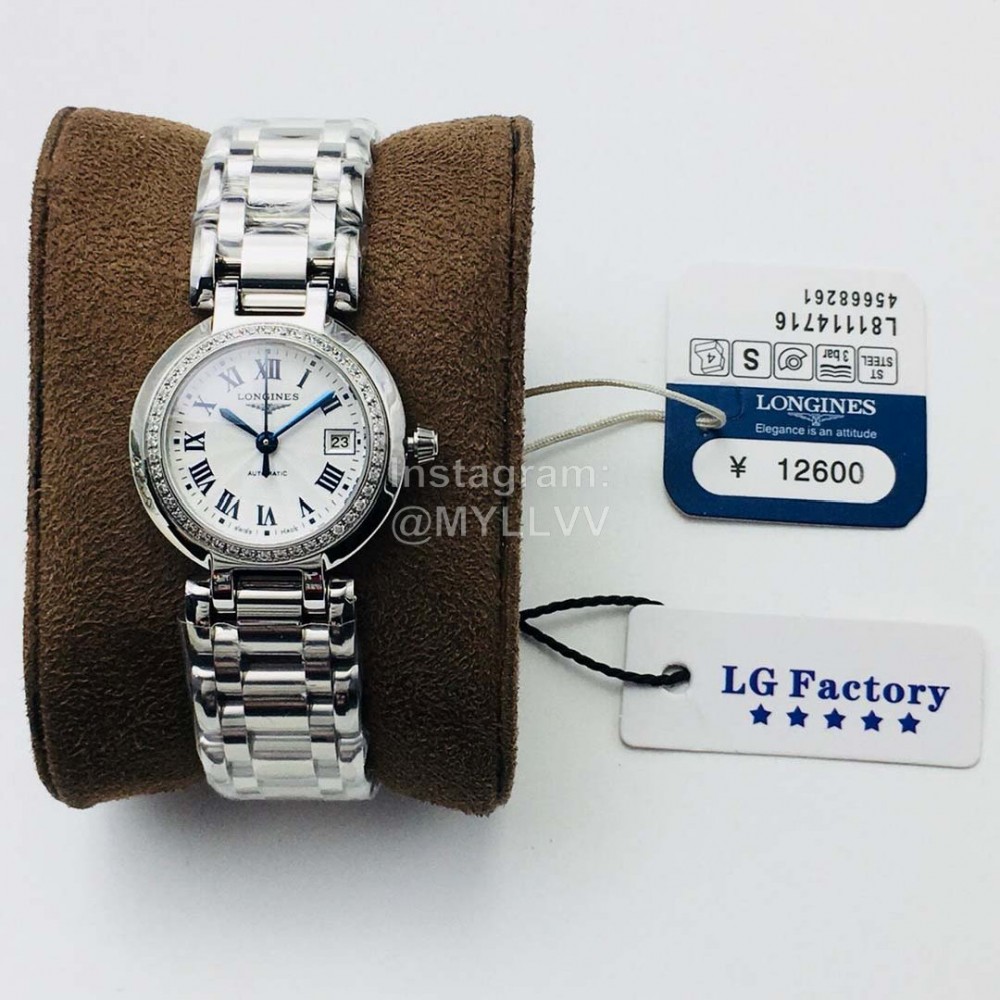Longines Lg Factory Diamond Sapphire Glass Mechanical Watch
