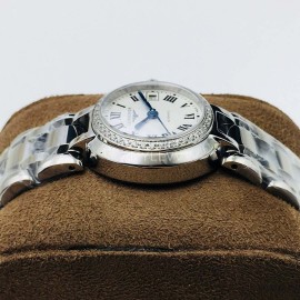 Longines Lg Factory New Sapphire Glass Mechanical Watch Silver