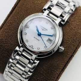 Longines Lg Factory Fashion Sapphire Glass Mechanical Watch Silver