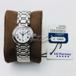 Longines Lg Factory Sapphire Glass Silver Steel Strap Mechanical Watch