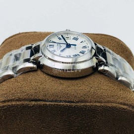 Longines Lg Factory Sapphire Glass Silver Steel Strap Mechanical Watch