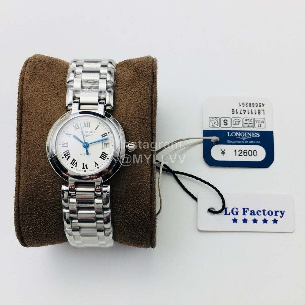 Longines Lg Factory Steel Strap Sapphire Glass Mechanical Watch