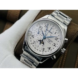 Longines Lg Factory 42mm White Dial Multifunctional Watch