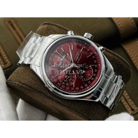 Longines Lg Factory 42mm Red Dial Multifunctional Watch