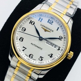 Longines Lg Factory Steel Strap Calendar Watch