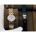 Longines Lg Factory 26.5mm Dial Gold Steel Strap Watch