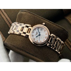 Longines Lg Factory 26.5mm Dial Steel Strap Watch Gold