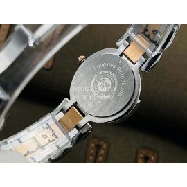 Longines Lg Factory 26.5mm Dial Steel Strap Diamond Watch