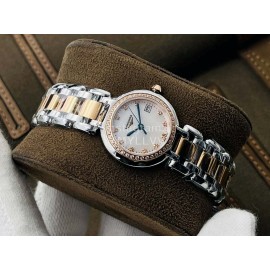 Longines Lg Factory 26.5mm Dial Steel Strap Watch