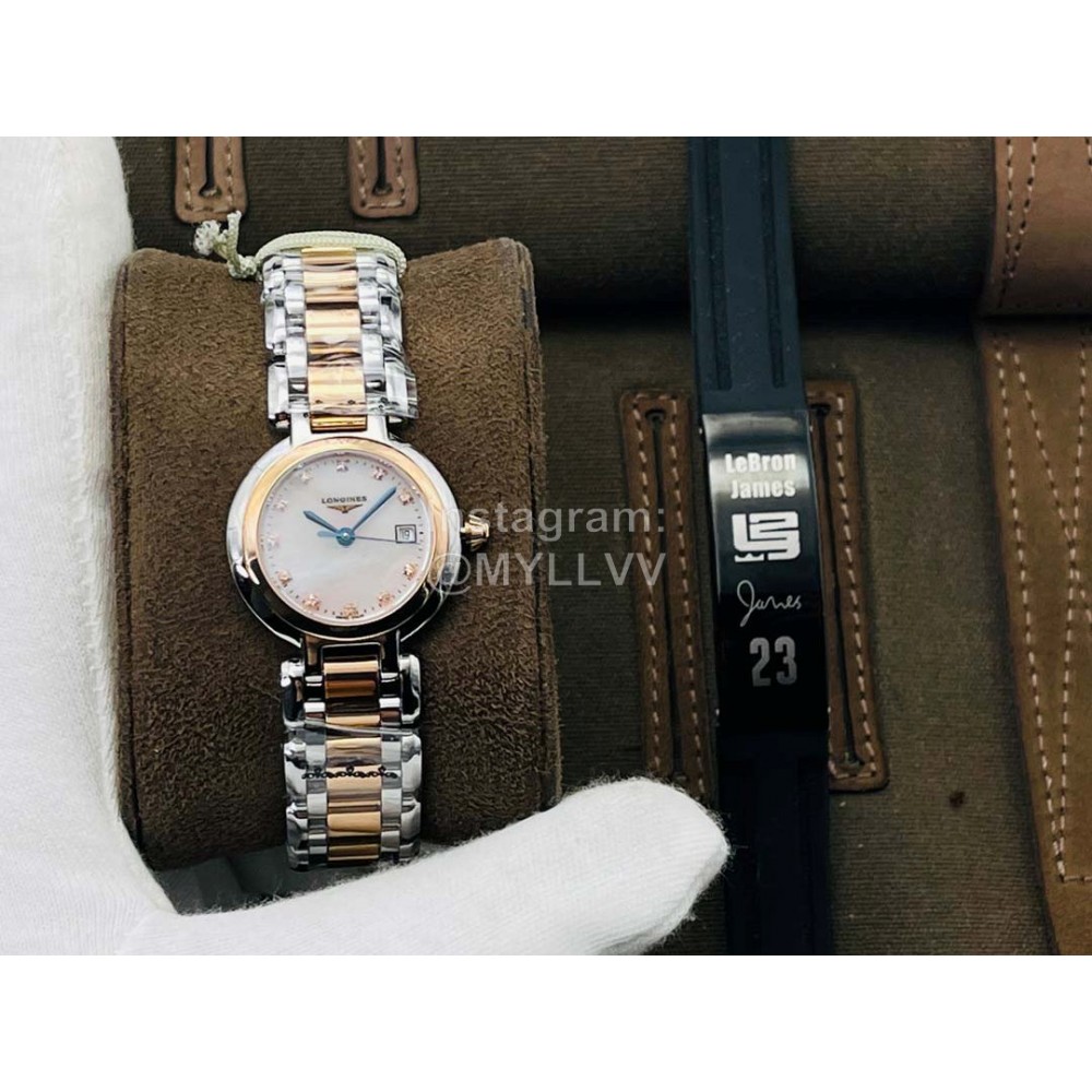 Longines Lg Factory New 26.5mm Dial Steel Strap Watch