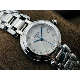 Longines Lg Factory New 26.5mm Dial Steel Strap Watch Silver