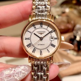 Longines Roman Numeral Scale 316l Refined Steel Watch