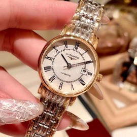 Longines Roman Numeral Scale 316l Refined Steel Watch