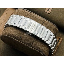 Longines Lg Factory Lunar Phase Function Steel Strap Watch Silver