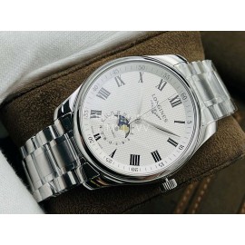 Longines Lg Factory Lunar Phase Function Roman Numeral Dial Watch