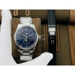 Longines Lg Factory Lunar Phase Steel Strap Watch